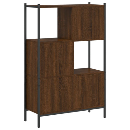 Bookcase Brown Oak 72x28x109 cm Engineered Wood