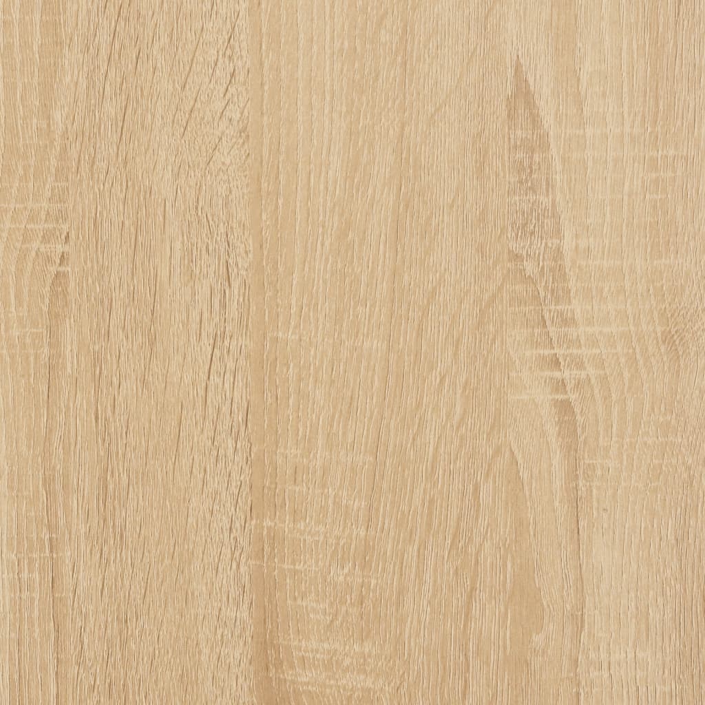 Storage Bench Sonoma Oak 80x42.5x50 cm Engineered Wood