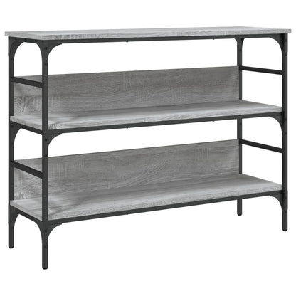 Console Table Grey Sonoma 100x32x75 cm Engineered Wood