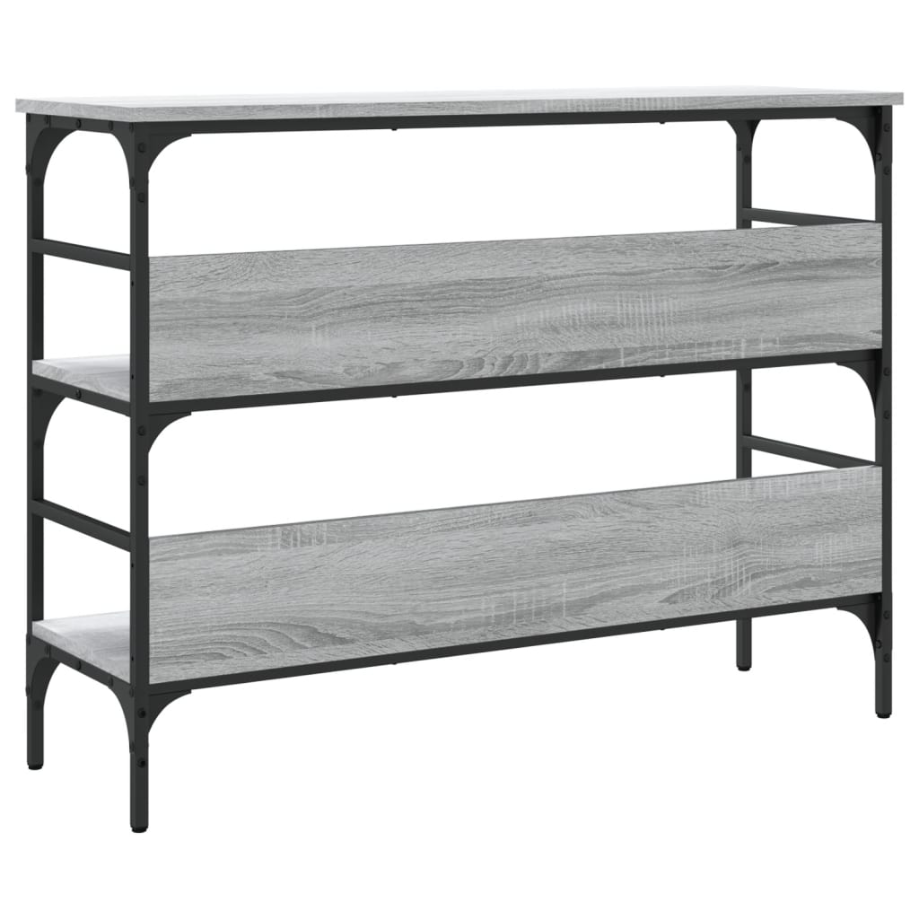 Console Table Grey Sonoma 100x32x75 cm Engineered Wood