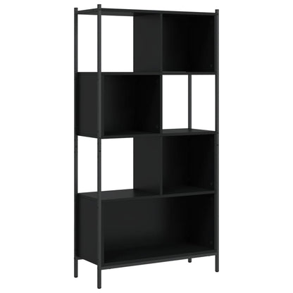 Bookcase Black 72x28x172 cm Engineered Wood