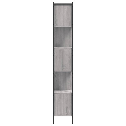 Bookcase Grey Sonoma 72x28x172 cm Engineered Wood