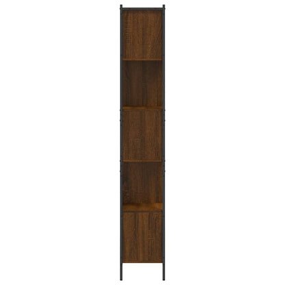 Bookcase Brown Oak 72x28x172 cm Engineered Wood