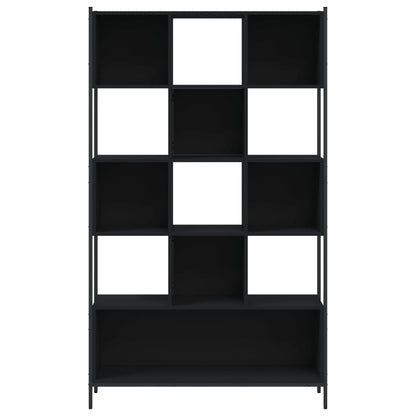 Bookcase Black 102x28x172 cm Engineered Wood