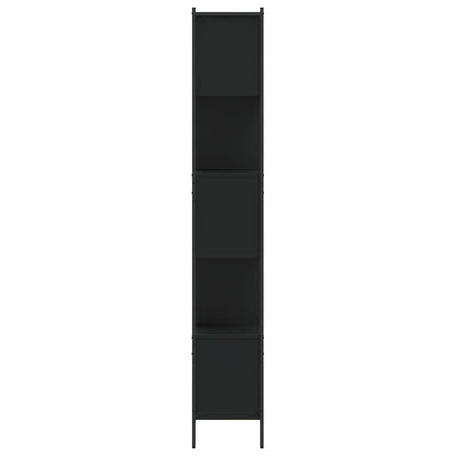 Bookcase Black 102x28x172 cm Engineered Wood