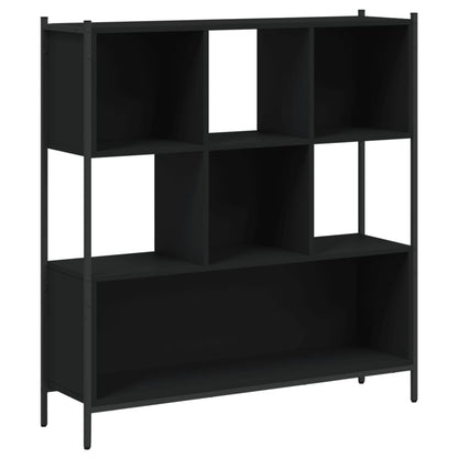 Bookcase Black 102x28x172 cm Engineered Wood