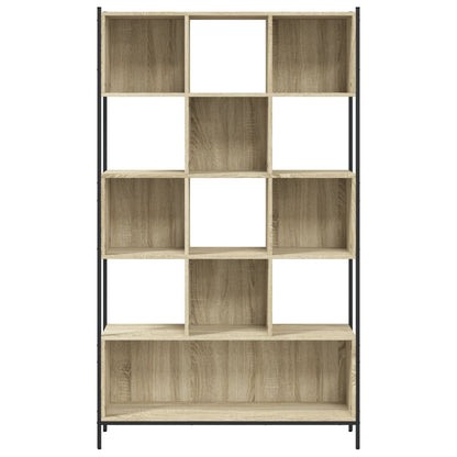 Bookcase Sonoma Oak 102x28x172 cm Engineered Wood