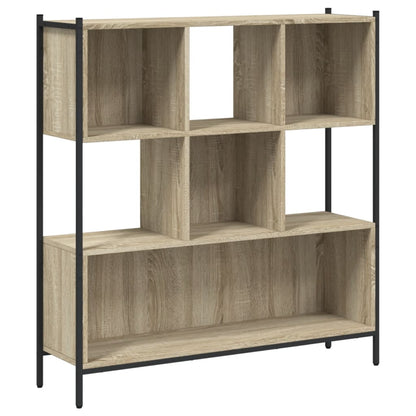 Bookcase Sonoma Oak 102x28x172 cm Engineered Wood