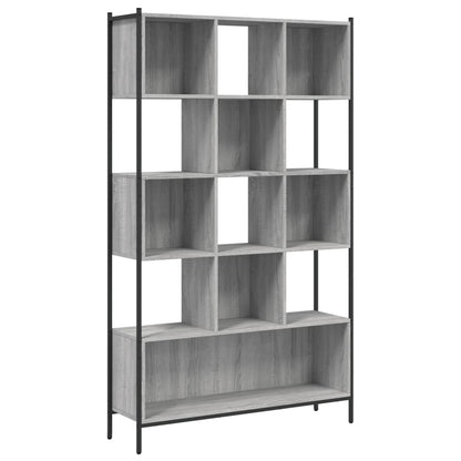 Bookcase Grey Sonoma 102x28x172 cm Engineered Wood