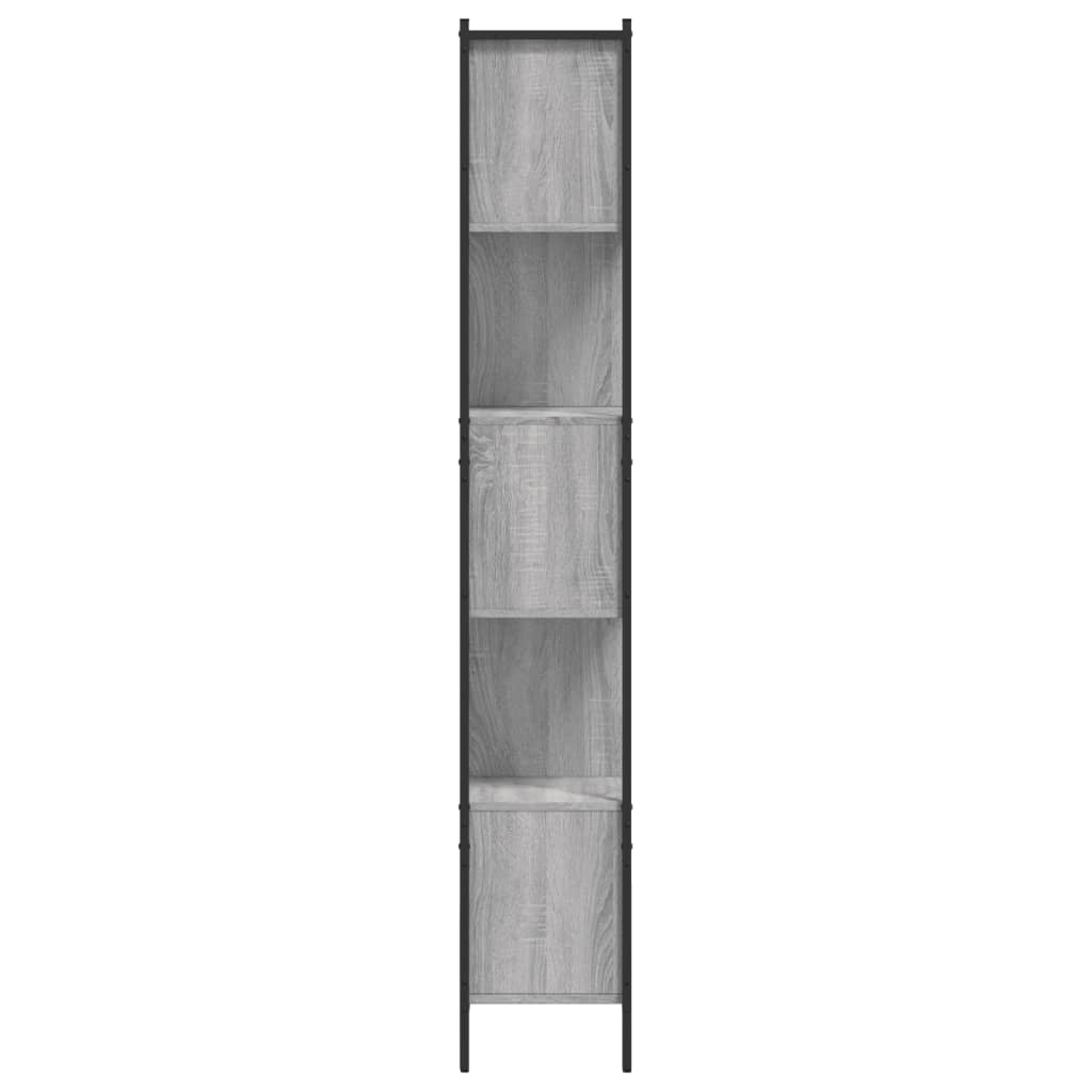 Bookcase Grey Sonoma 102x28x172 cm Engineered Wood