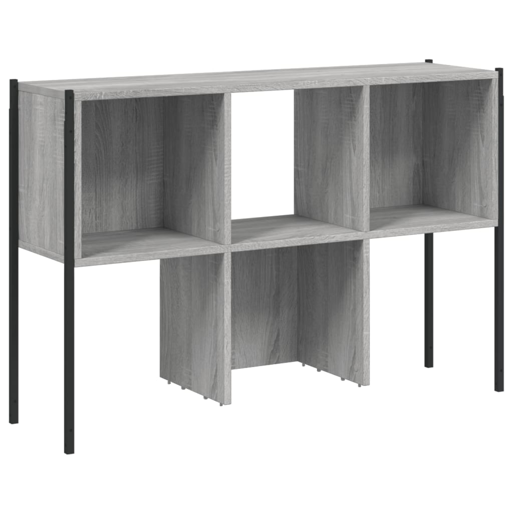 Bookcase Grey Sonoma 102x28x172 cm Engineered Wood