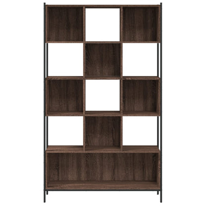 Bookcase Brown Oak 102x28x172 cm Engineered Wood