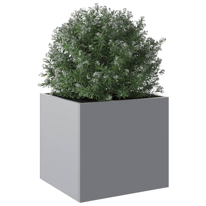 Planter Silver 32x30x29 cm Galvanised Steel