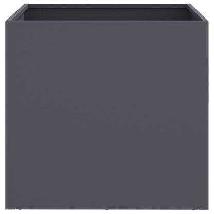 Planter Anthracite 49x47x46 cm Steel