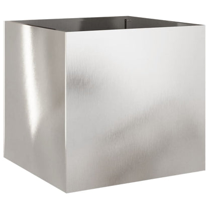 Planter Silver 49x47x46 cm Stainless Steel