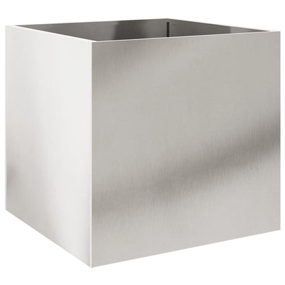 Planter Silver 49x47x46 cm Stainless Steel