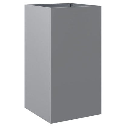 Planter Silver 42x38x75 cm Galvanised Steel