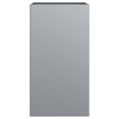Planter Silver 42x38x75 cm Galvanised Steel