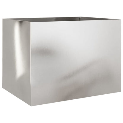 Planter Silver 62x47x46 cm Stainless Steel