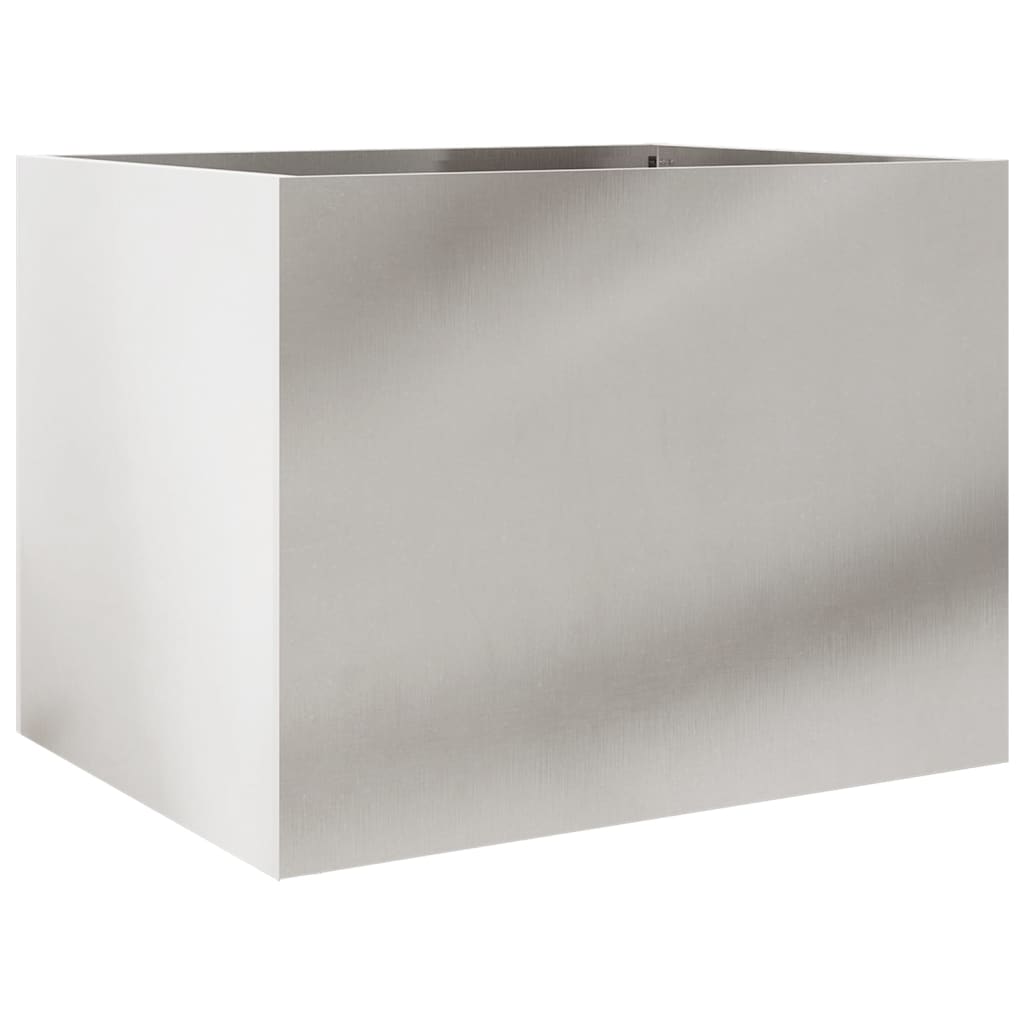 Planter Silver 62x47x46 cm Stainless Steel