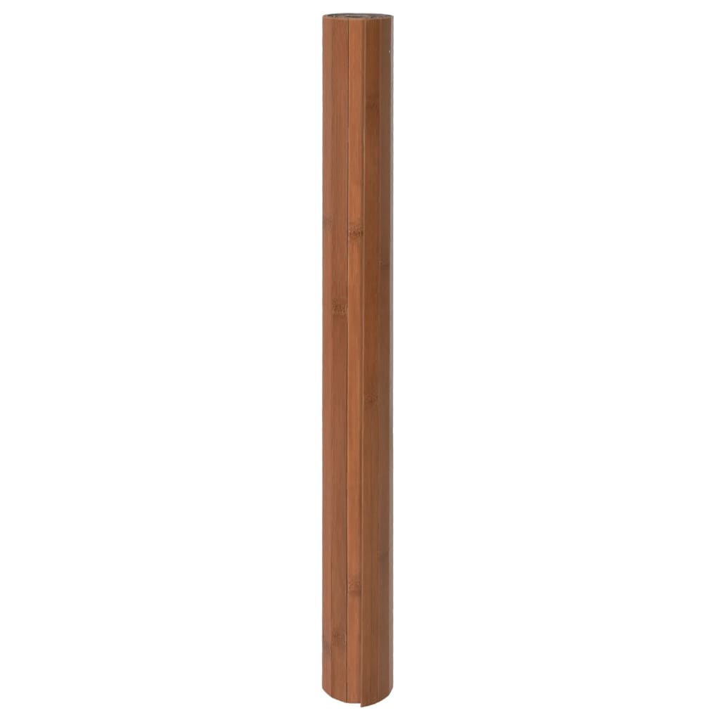 Rug Rectangular Brown 60x100 cm Bamboo
