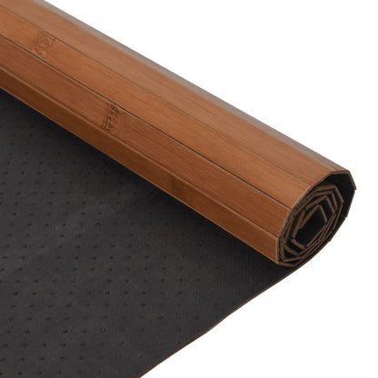 Rug Rectangular Brown 60x300 cm Bamboo