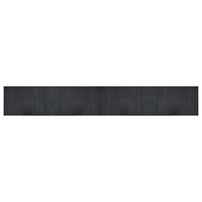 Rug Rectangular Grey 60x400 cm Bamboo