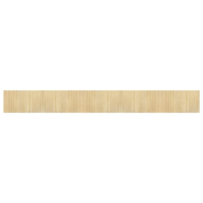 Rug Rectangular Light Nature 60x500 cm Bamboo