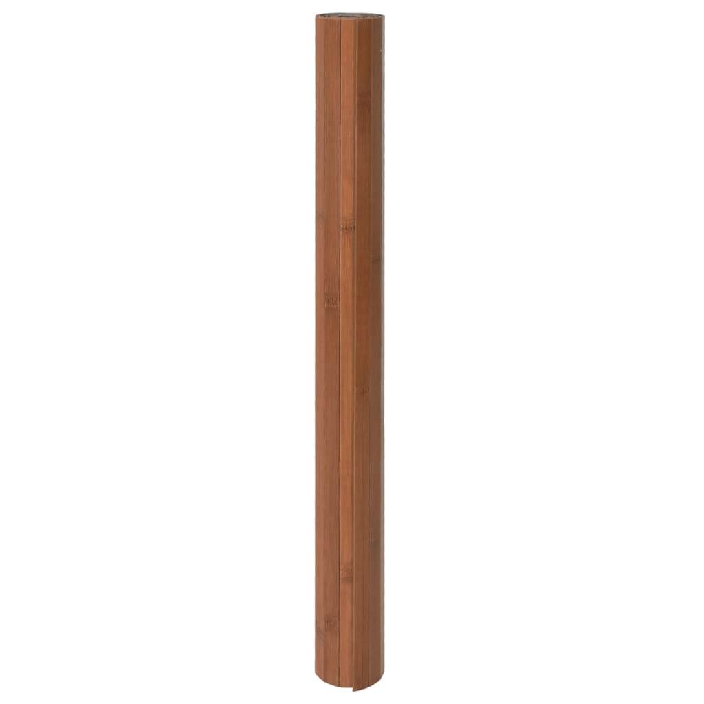 Rug Rectangular Brown 70x200 cm Bamboo