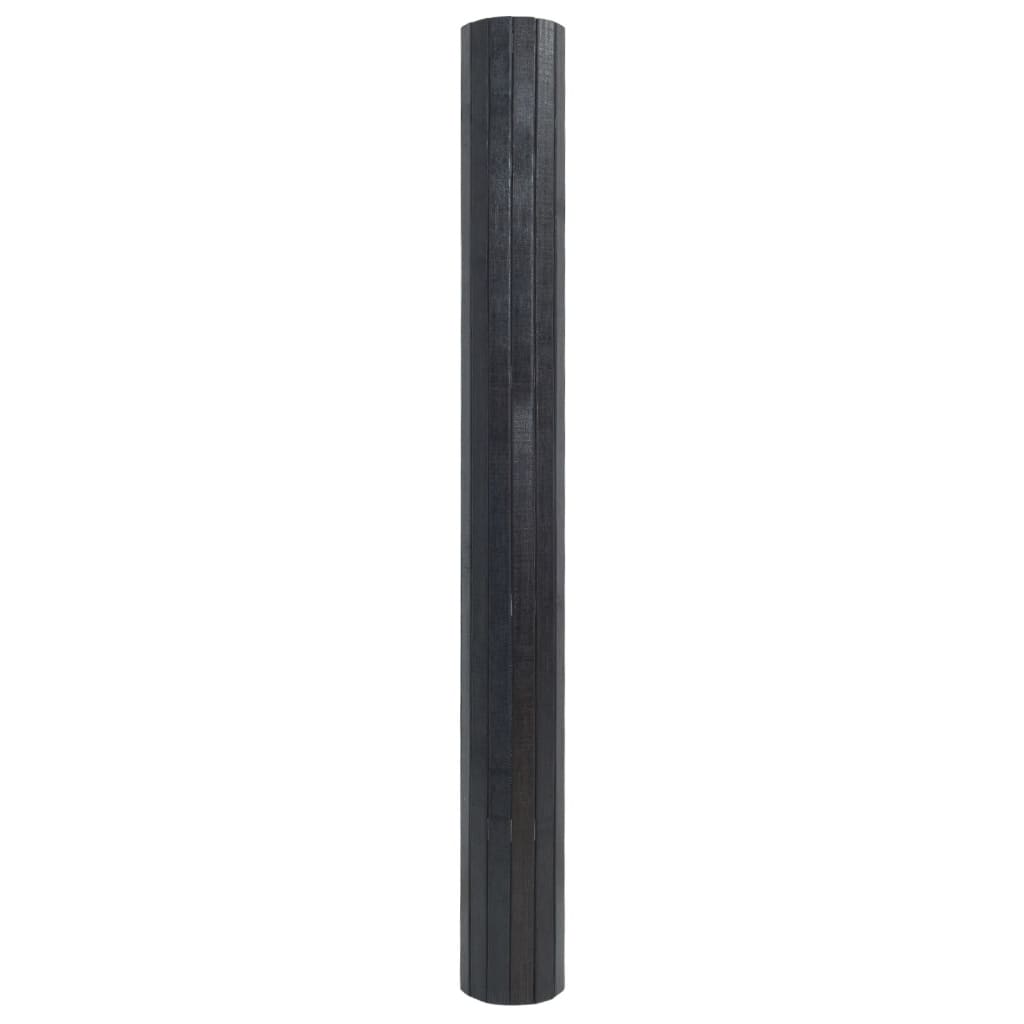 Rug Rectangular Grey 70x300 cm Bamboo