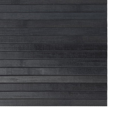 Rug Rectangular Grey 70x400 cm Bamboo
