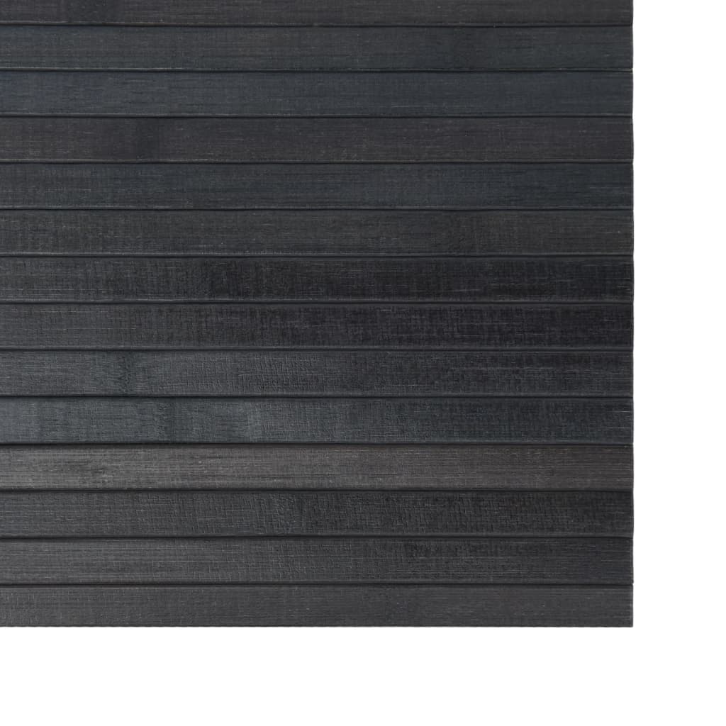 Rug Rectangular Grey 70x500 cm Bamboo