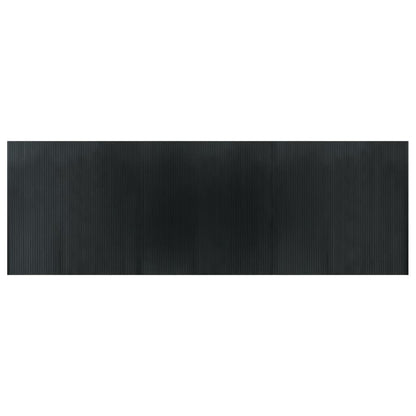 Rug Rectangular Grey 100x300 cm Bamboo