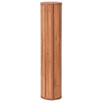 Rug Rectangular Brown60x200 cm Bamboo