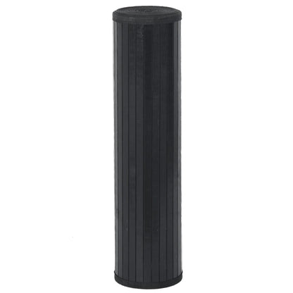 Rug Rectangular Black60x300 cm Bamboo