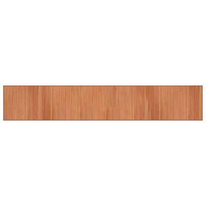 Rug Rectangular Brown70x400 cm Bamboo