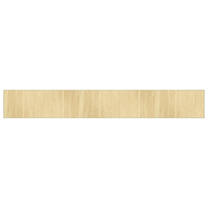 Rug Rectangular Light Natural70x500 cm Bamboo