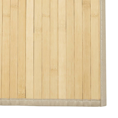 Rug Rectangular Light Natural70x500 cm Bamboo