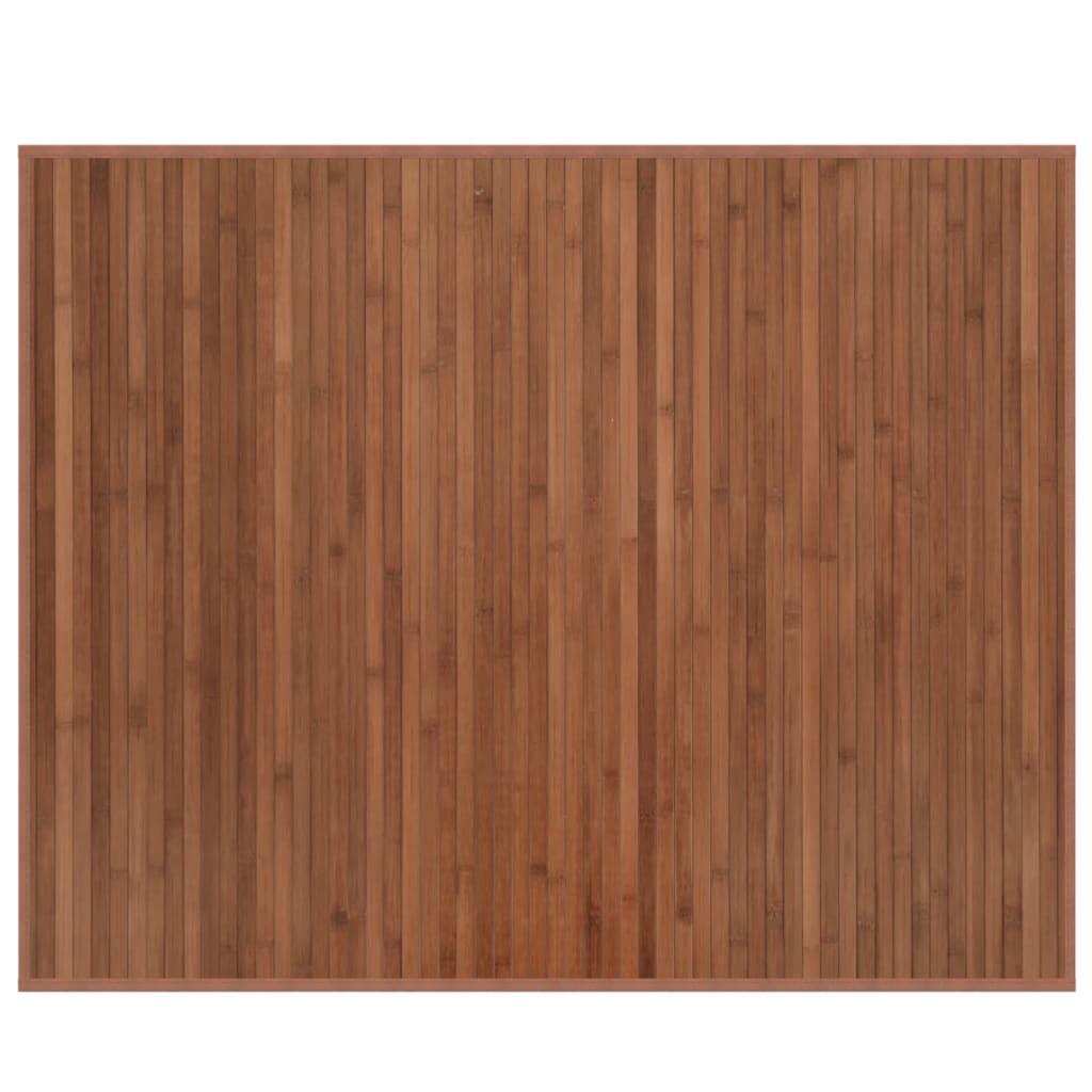 Rug Rectangular Brown80x100 cm Bamboo