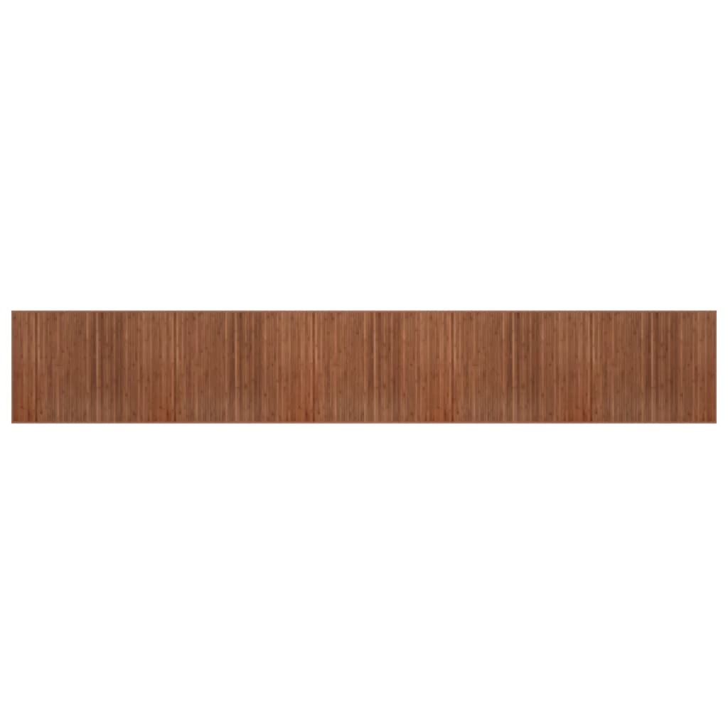 Rug Rectangular Brown80x500 cm Bamboo