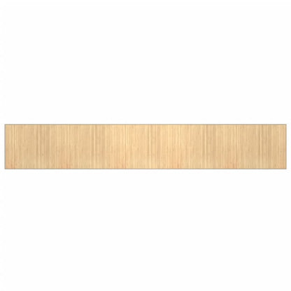 Rug Rectangular Light Natural80x1000 cm Bamboo
