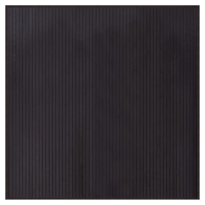 Rug Square Dark Brown100x100 cm Bamboo