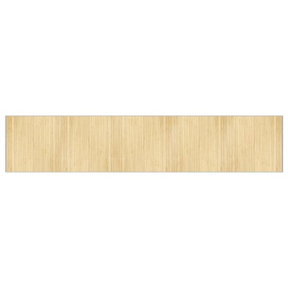 Rug Rectangular Light Natural100x1000 cm Bamboo