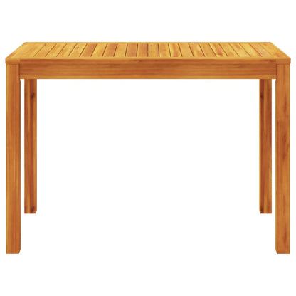 Garden Dining Table 110x55x75 cm Solid Wood Acacia