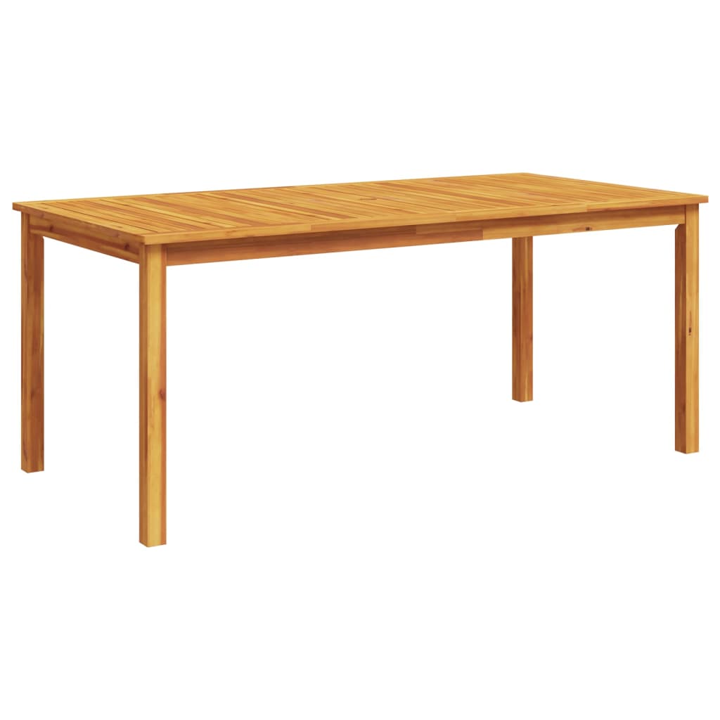 Garden Dining Table 180x90x75 cm Solid Wood Acacia