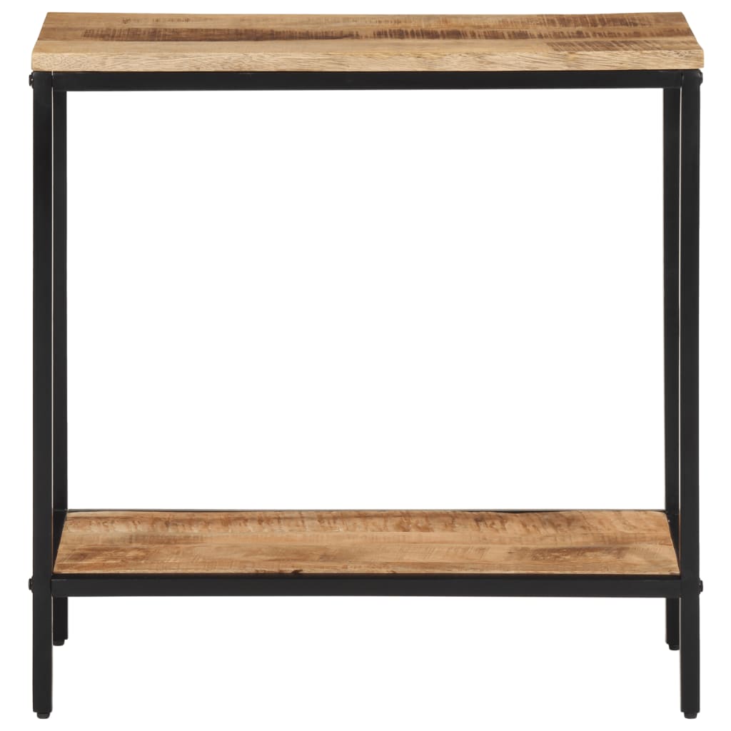 Console Table 70x35x70 cm Solid Rough Wood Mango