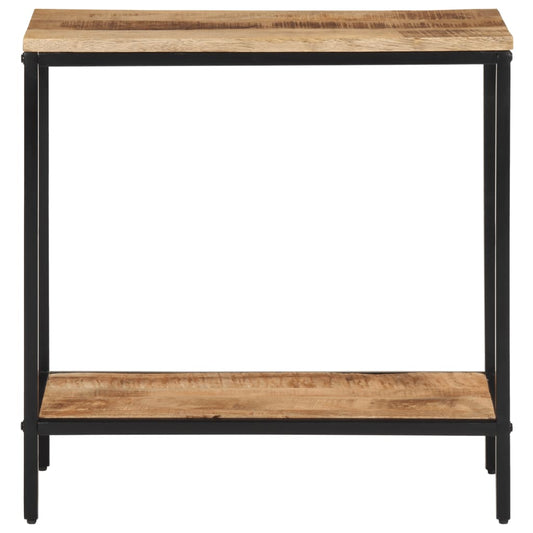 Console Table 70x35x70 cm Solid Rough Wood Mango