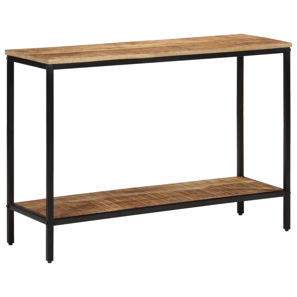 Console Table 100x35x70 cm Solid Rough Wood Mango