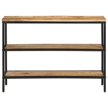 Console Table 100x35x70 cm Solid Rough Wood Mango