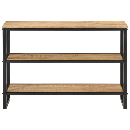 Console Table 100x35x70 cm Solid Rough Wood Mango